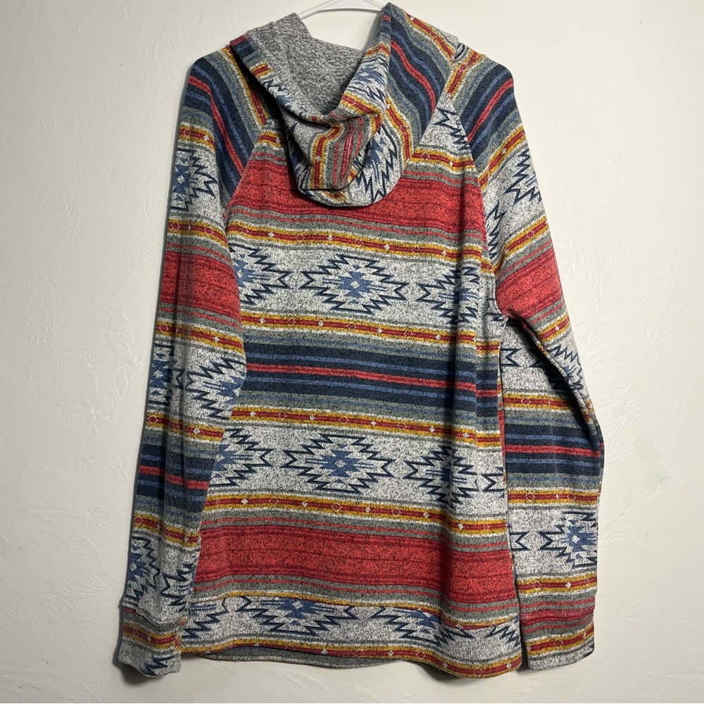 Brooklyn Cloth Multicolor Aztec Patterned hoodie … - image 8
